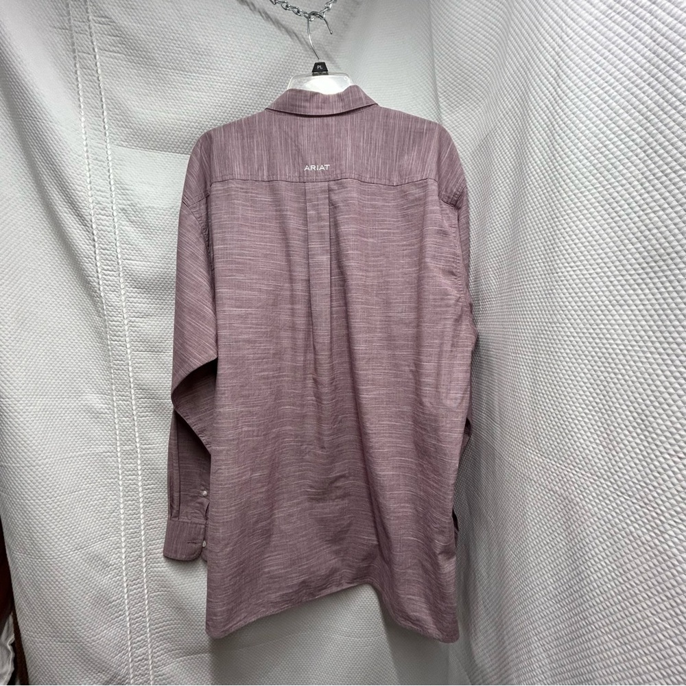 Ariat Burgundy Button Down Shirt XL - Picture 2 of 9